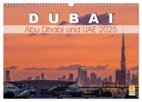Vorderes Coverbild Dubai, Abu Dhabi und UAE 2025 (Wandkalender 2025 DIN A3 quer), CALVENDO Monatskalender