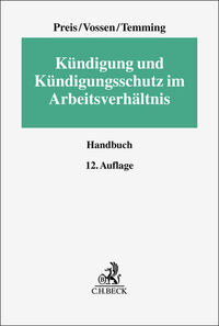 Vorderes Coverbild Kündigung und Kündigungsschutz im Arbeitsverhältnis