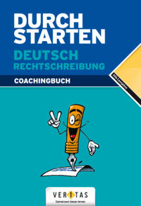 Vorderes Coverbild Durchstarten Deutsch Rechtschreibung. Coachingbuch