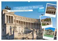 Vorderes Coverbild Highlights in Rom - Ein Wochenende in der "Ewigen Stadt" (Wandkalender 2026 DIN A2 quer), CALVENDO Monatskalender