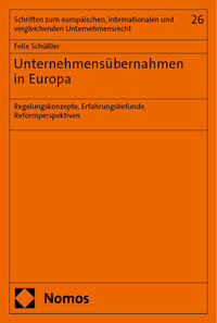 Vorderes Coverbild Unternehmensübernahmen in Europa