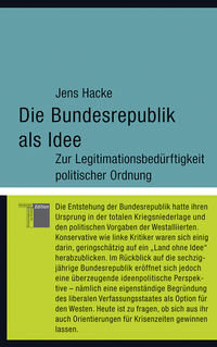 Vorderes Coverbild Die Bundesrepublik als Idee