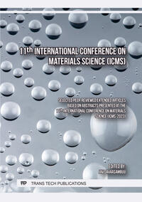 Vorderes Coverbild 11th International Conference on Materials Science (ICMS 2024)