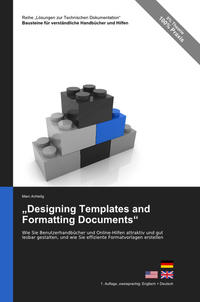 Vorderes Coverbild Lösungen zur Technischen Dokumentation: „Designing Templates and Formatting Documents“