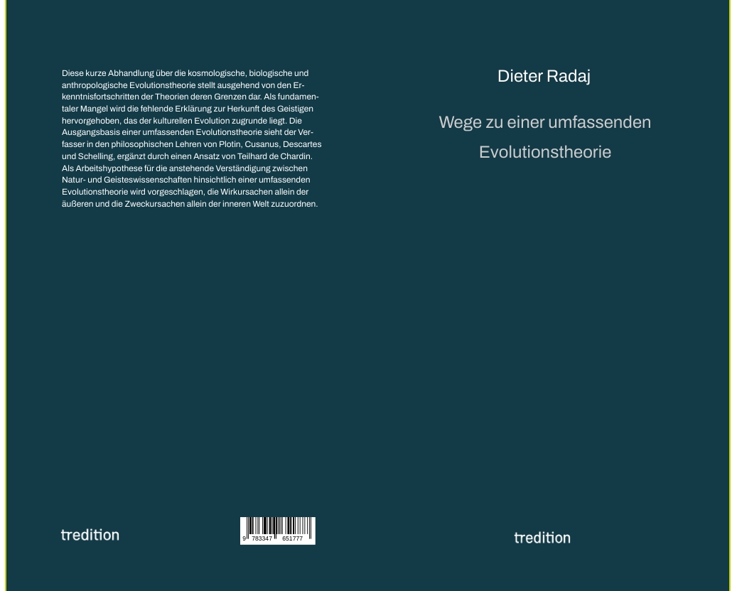 Gesamtes Coverbild Wege zu einer umfassenden Evolutionstheorie