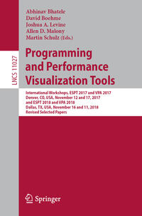 Vorderes Coverbild Programming and Performance Visualization Tools