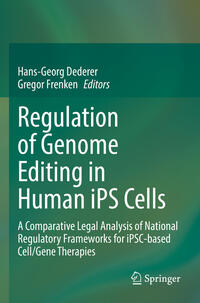Vorderes Coverbild Regulation of Genome Editing in Human iPS Cells