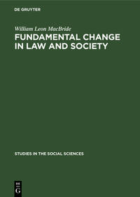Vorderes Coverbild Fundamental change in law and society