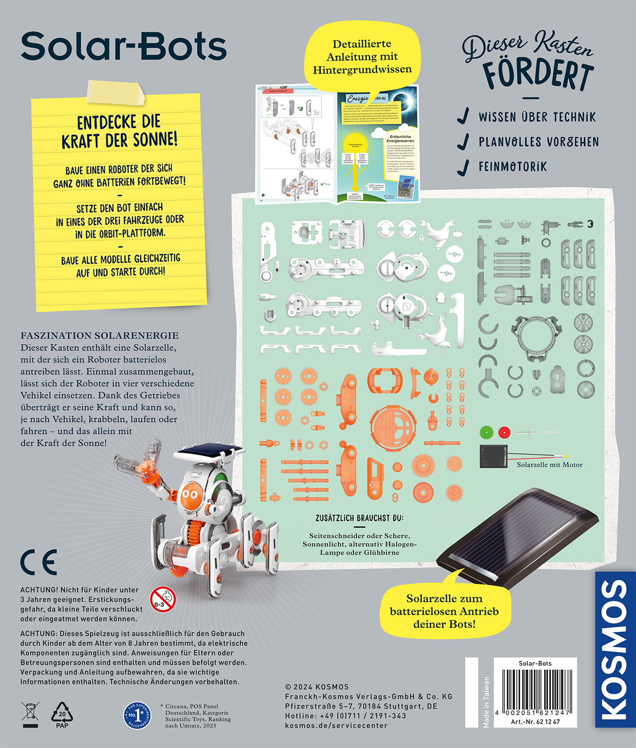 Rückseitencover Solar Bots