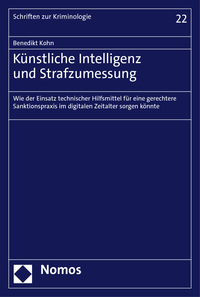 Vorderes Coverbild Künstliche Intelligenz und Strafzumessung