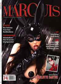 Vorderes Coverbild MARQUIS Magazine No. 74 - Fetish, Fashion, Latex & Lifestyle -- Englische Ausgabe