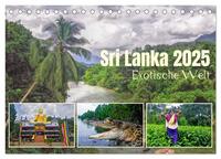 Vorderes Coverbild Sri Lanka 2025 – Exotische Welt (Tischkalender 2025 DIN A5 quer), CALVENDO Monatskalender