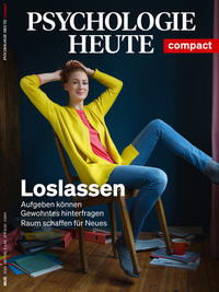 Vorderes Coverbild Psychologie Heute Compact 63: Loslassen
