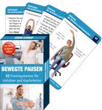 Vorderes Coverbild Trainingskarten: Bewegte Pausen für Büro & Home-Office