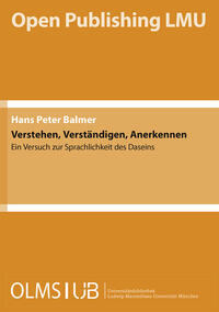 Vorderes Coverbild Verstehen, Verständigen, Anerkennen