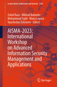 Vorderes Coverbild AISMA-2023: International Workshop on Advanced Information Security Management and Applications