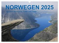 Vorderes Coverbild Norwegen 2025 - Im Land der Fjorde, Fjelle und Trolle (Wandkalender 2025 DIN A3 quer), CALVENDO Monatskalender