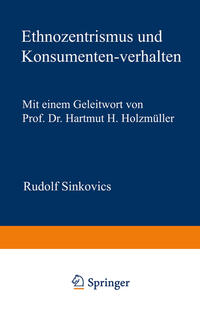 Vorderes Coverbild Ethnozentrismus und Konsumentenverhalten