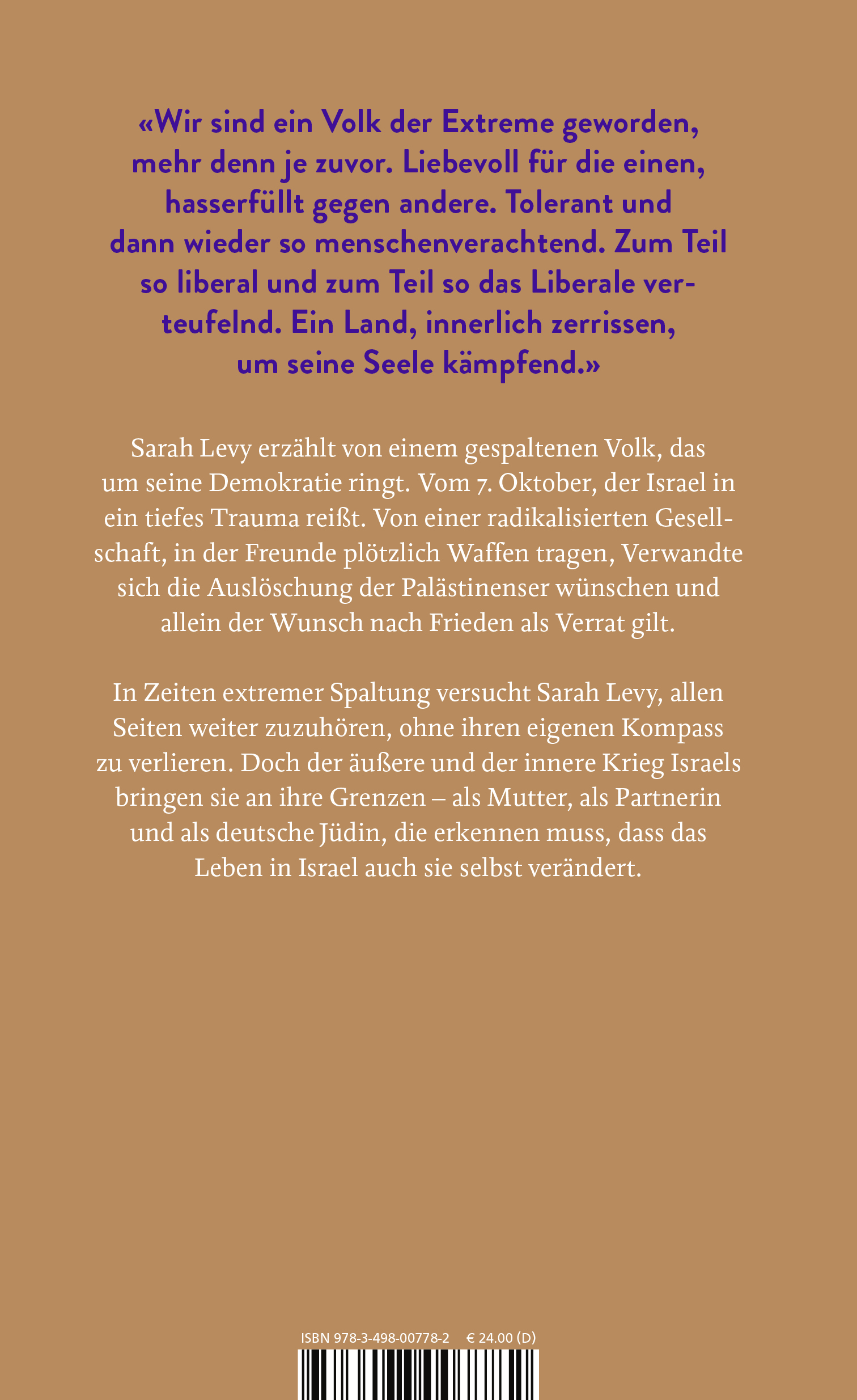 Rückseitencover Kein anderes Land