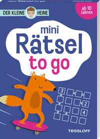 Vorderes Coverbild Der kleine Heine. Mini Rätsel to go. Ab 10 Jahren