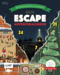 Vorderes Coverbild Mein Escape-Adventskalender: Die geheimnisvolle Zeitreise – Mit Decoderfolie