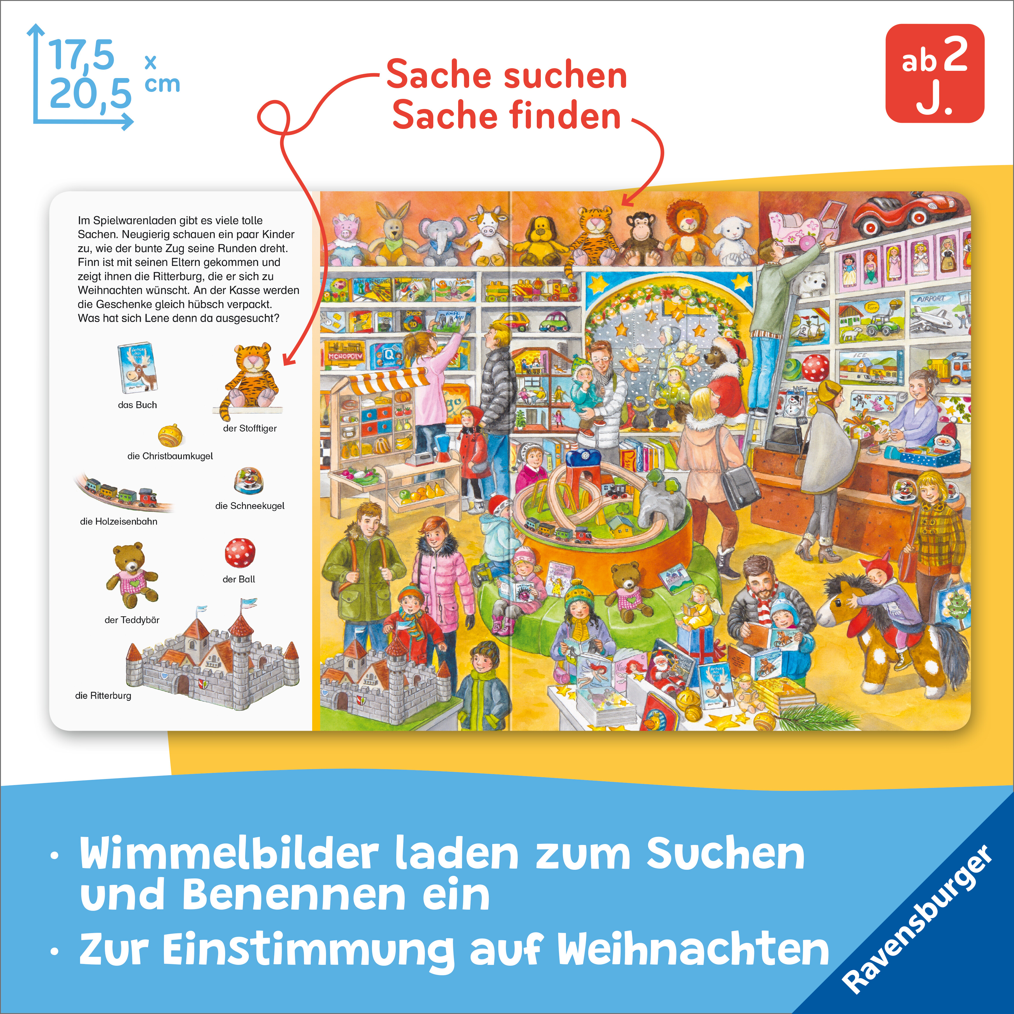 Beispielinhalt (Bild) Sachen suchen - Frohe Weihnachten