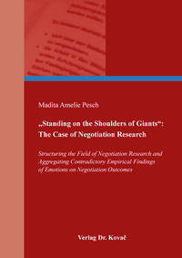 Vorderes Coverbild „Standing on the Shoulders of Giants“: The Case of Negotiation Research