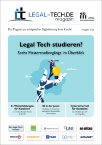 Vorderes Coverbild Legal Tech-Magazin 2/25