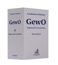 Vorderes Coverbild Gewerbeordnung Leinen-Hauptordner II 100 mm