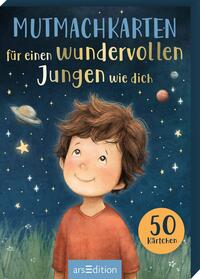 Vorderes Coverbild Mutmachkarten für einen wundervollen Jungen wie dich
