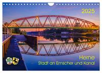 Vorderes Coverbild Herne: Stadt an Emscher und Kanal (Wandkalender 2025 DIN A4 quer), CALVENDO Monatskalender