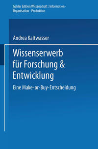 Vorderes Coverbild Wissenserwerb für Forschung & Entwicklung