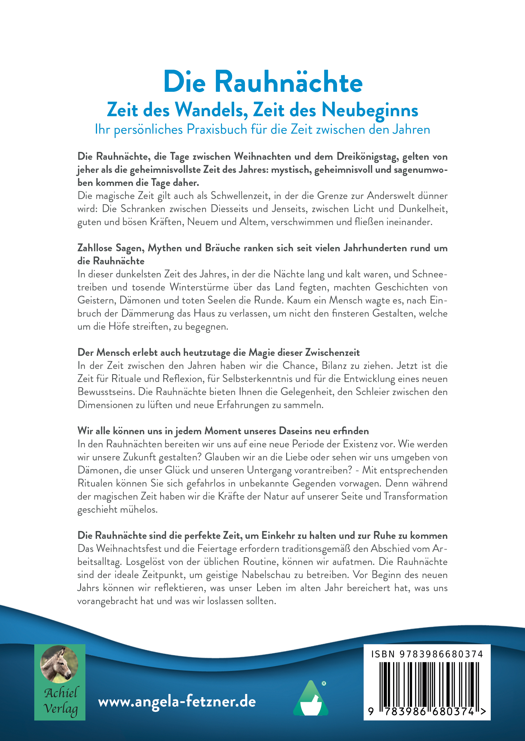 Rückseitencover Die Rauhnächte