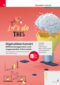 Vorderes Coverbild DigitalWerkstatt, Officemanagement und angewandte Informatik 2 FW Office 365 + TRAUNER-DigiBox