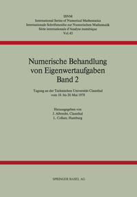 Vorderes Coverbild Numerische Behandlung von Eigenwertaufgaben Band 2