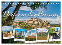 Vorderes Coverbild Dörfer in der Provence (Tischkalender 2025 DIN A5 quer), CALVENDO Monatskalender