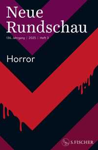 Vorderes Coverbild Neue Rundschau 2025/3
