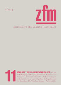 Vorderes Coverbild Zeitschrift für Medienwissenschaft 11