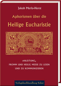 Vorderes Coverbild Aphorismen über die Heilige Eucharistie