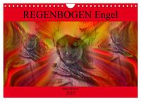 Vorderes Coverbild REGENBOGEN Engel (Wandkalender 2025 DIN A4 quer), CALVENDO Monatskalender