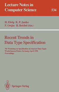 Vorderes Coverbild Recent Trends in Data Type Specification