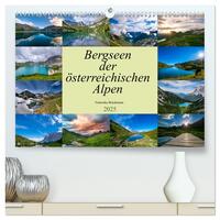 Vorderes Coverbild Bergseen der österreichischen Alpen (hochwertiger Premium Wandkalender 2025 DIN A2 quer), Kunstdruck in Hochglanz