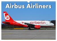 Vorderes Coverbild Airbus Airliners (Wandkalender 2025 DIN A3 quer), CALVENDO Monatskalender