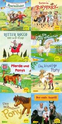 Vorderes Coverbild Pixi-8er-Set 284: Pixis bunter Ponyhof (8x1 Exemplar)