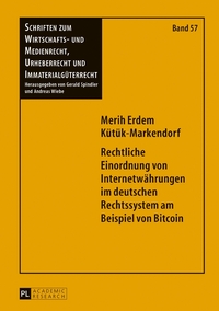 Vorderes Coverbild Rechtliche Einordnung von Internetwährungen im deutschen Rechtssystem am Beispiel von Bitcoin