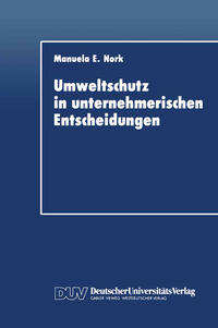 Vorderes Coverbild Umweltschutz in unternehmerischen Entscheidungen