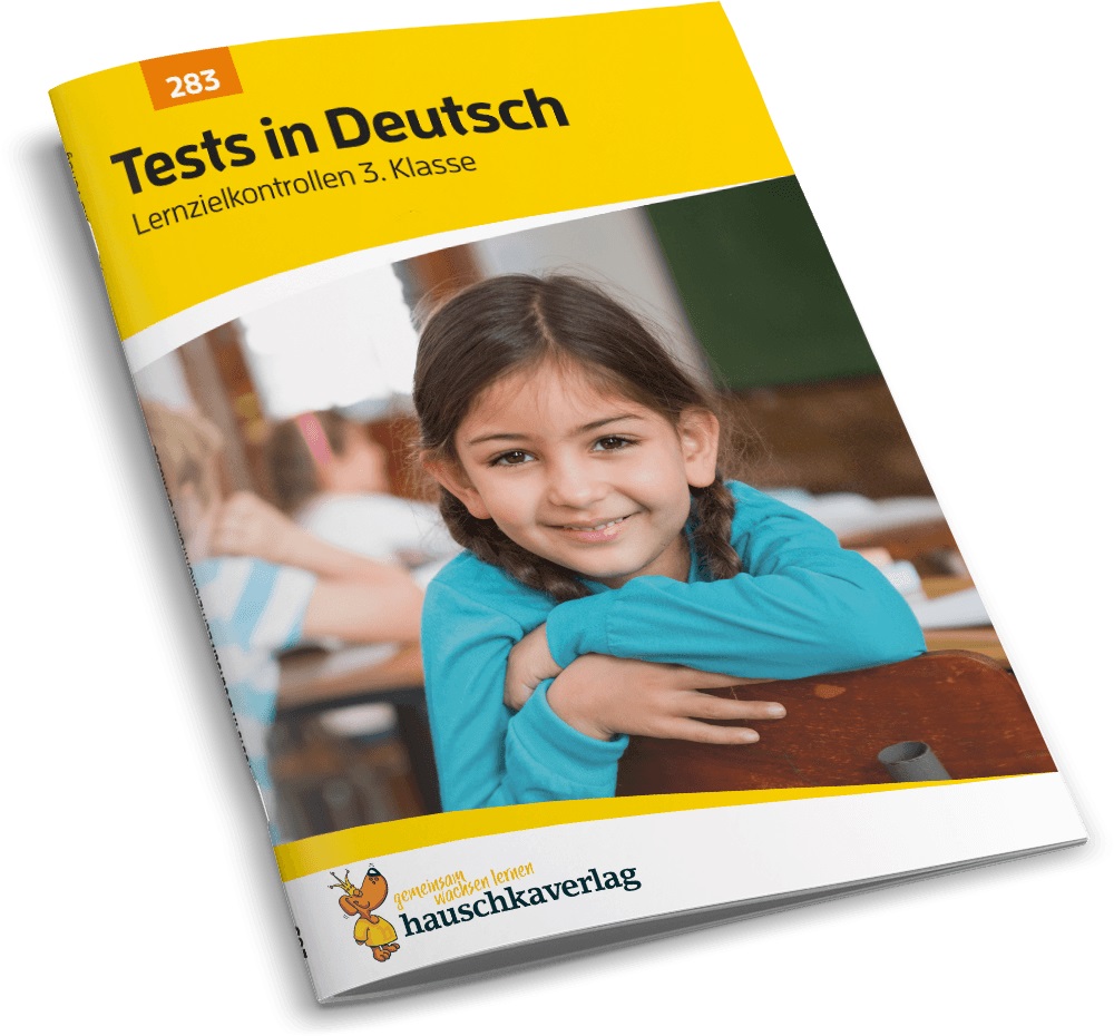 Beispielinhalt (Bild) Übungsheft mit Tests in Deutsch 3. Klasse