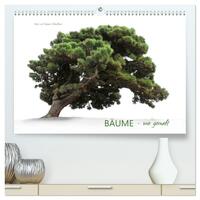 Vorderes Coverbild BÄUME - wie gemalt (hochwertiger Premium Wandkalender 2025 DIN A2 quer), Kunstdruck in Hochglanz