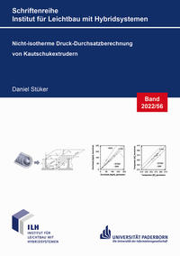 Vorderes Coverbild Nicht-isotherme Druck-Durchsatzberechnung von Kautschukextrudern