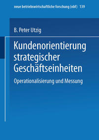 Vorderes Coverbild Kundenorientierung strategischer Geschäftseinheiten
